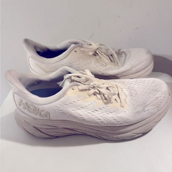 Hoka One One Clifton 8 Eggnog Shifting Sand - Picture 1 of 5